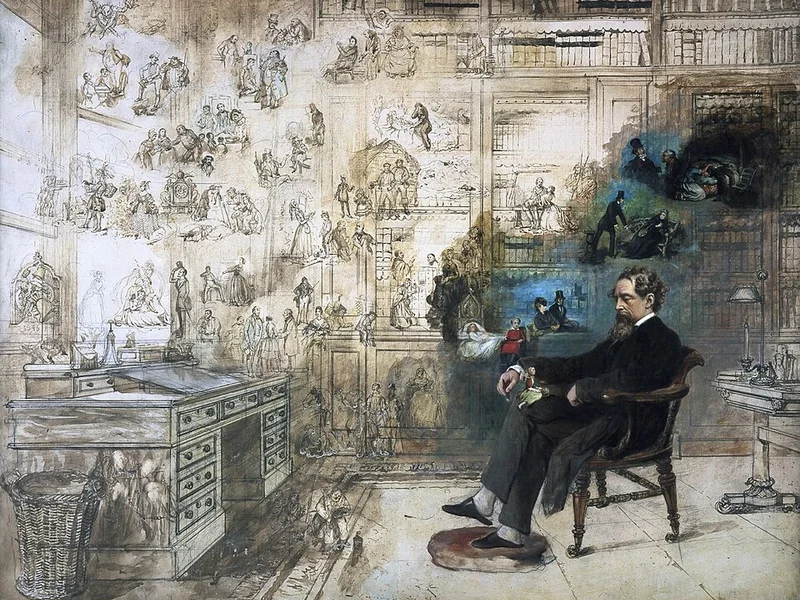 1804-Robert William Buss - Il sogno di Dickens
